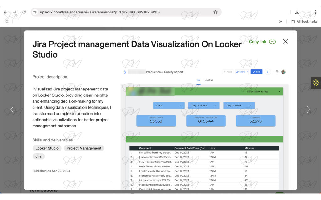 Jira Project Management Data Visualization On Looker Studio